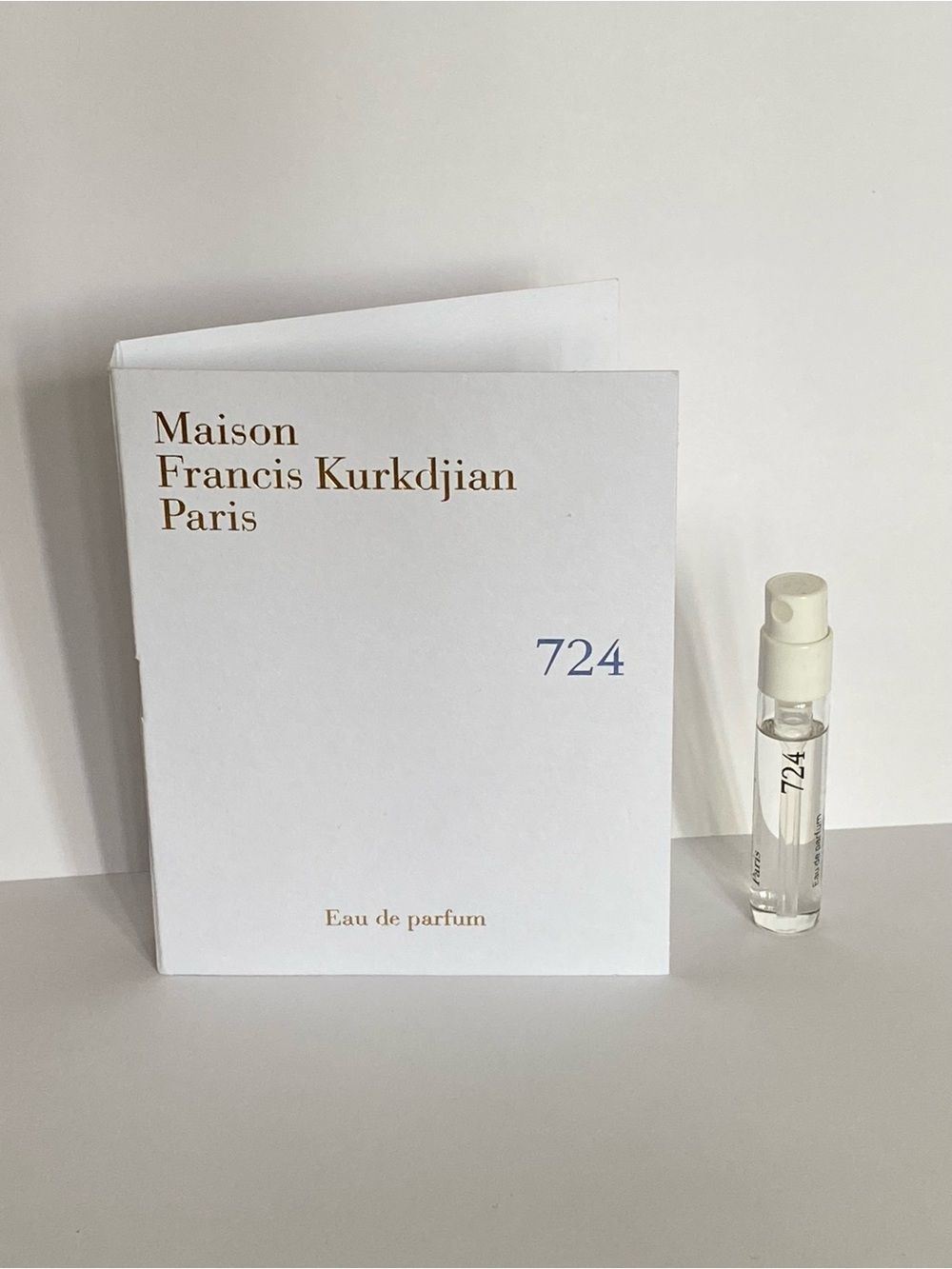 Maison Francis Kurkdjian 724 sample